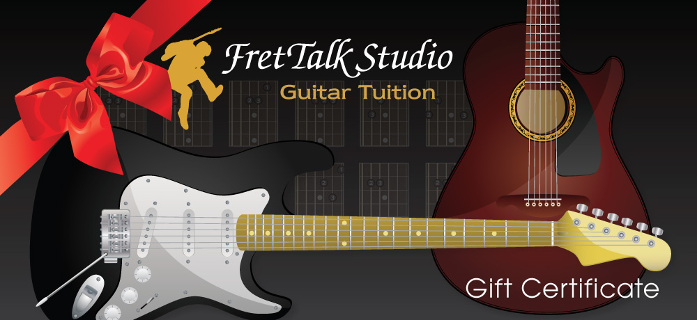 FretTalk Studio Gift Certificate Front